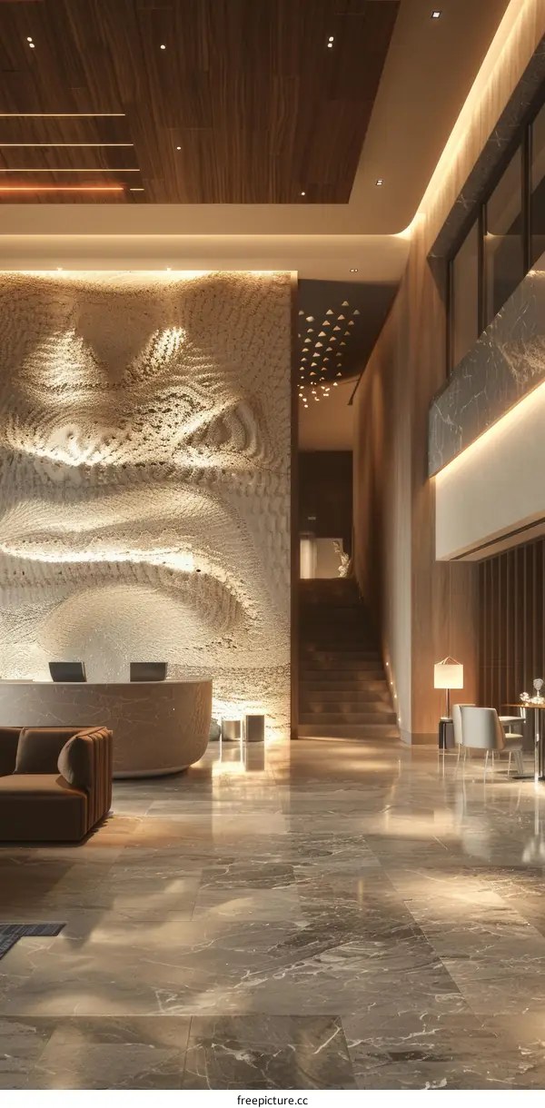 Modern Luxury Hotel Lobby Design