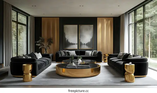 Modern Luxury Living Room Design