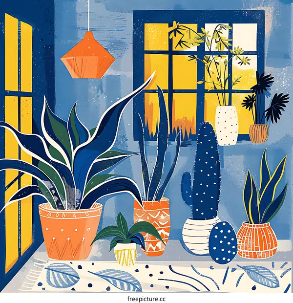 Indoor Plants With Window View