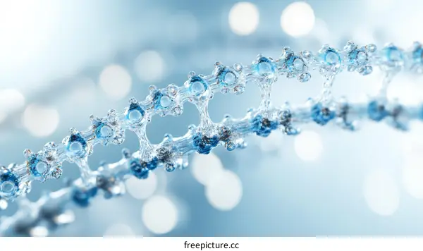 DNA Structure Illustration of Scientific Discovery