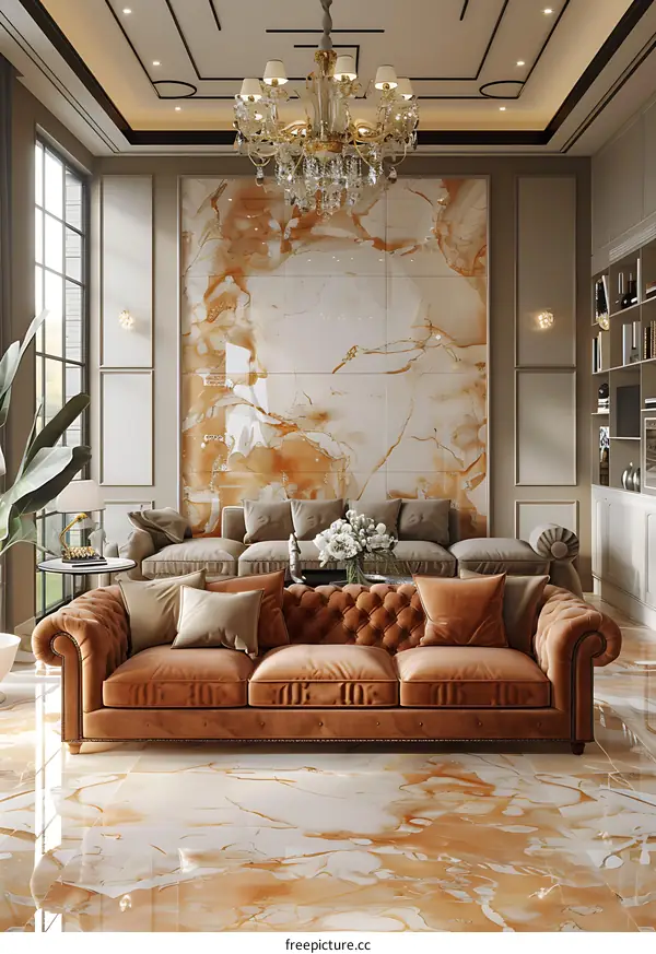 Modern minimalist living room