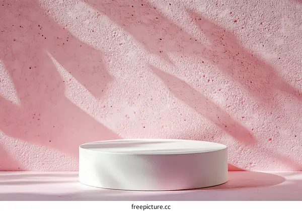 Elegant Pink Wall Display Stand
