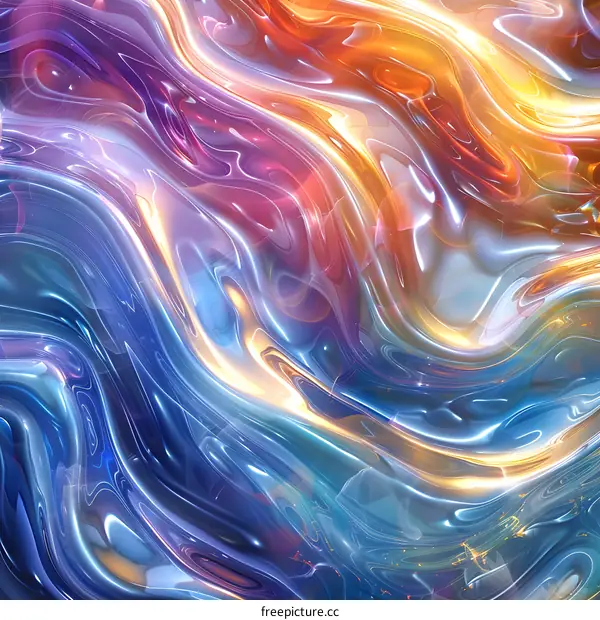 Colorful abstract painting