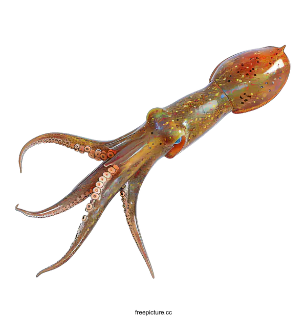 [Transparent Background PNG]A beautiful illustration of an octopus