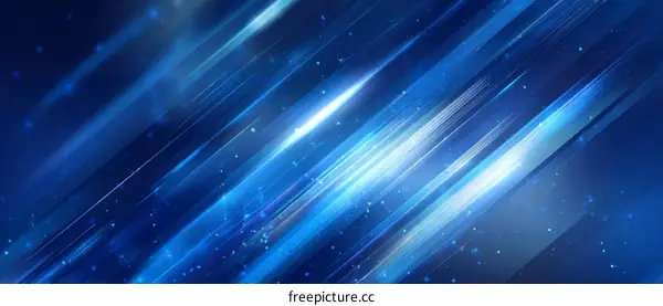 Abstract Blue Light Lines Background Design