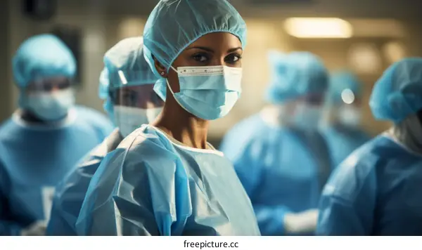 A Diverse Group of Surgeons in the Operating Room