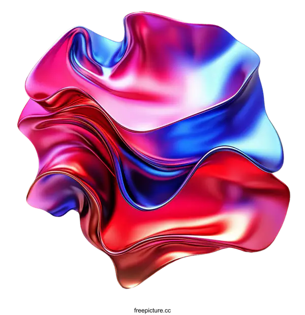 [Transparent Background PNG]Abstract Flowing Colors