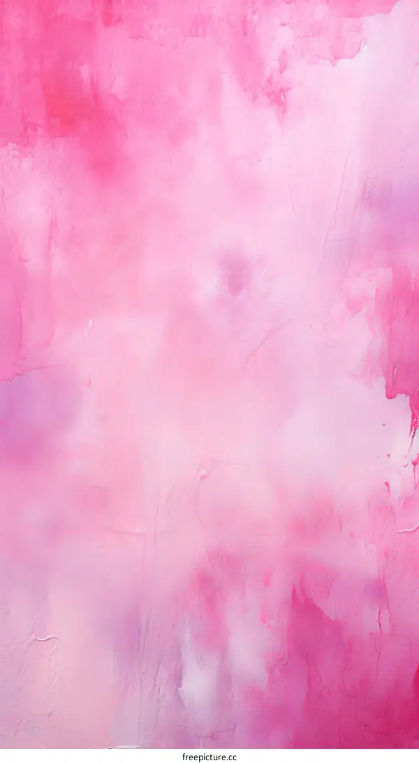 Pink abstract painting