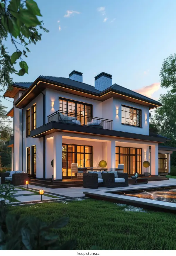 Exquisite Modern Villa with Private Pool Oasis