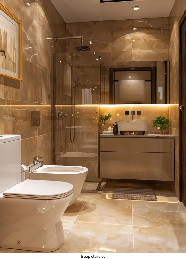 Modern Luxurious Bathroom Design