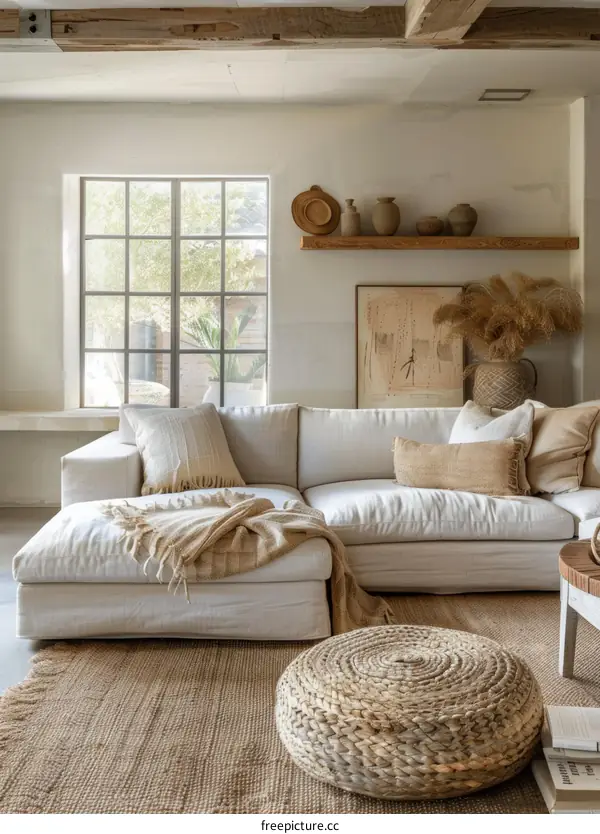 Modern Minimalist Styled Living Room