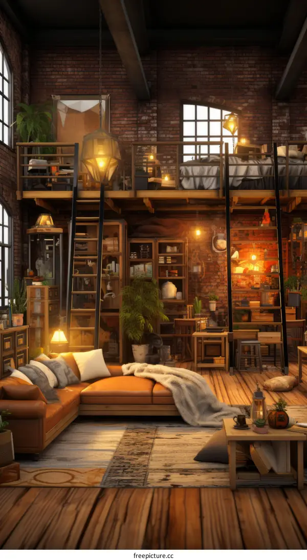 cozy home interior living room apartment loft design