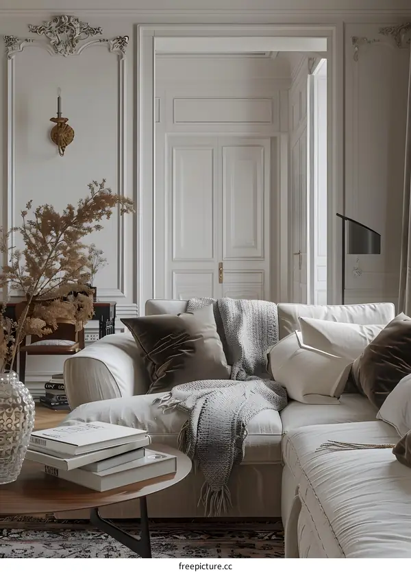 Modern minimalist living room