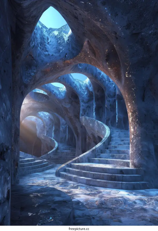 Mystical Ice Caves: An Alien Underground