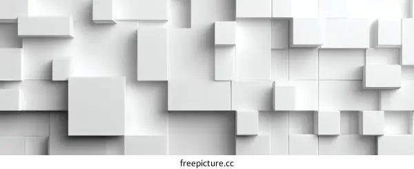 Abstract Geometric Cubes Pattern Background Design