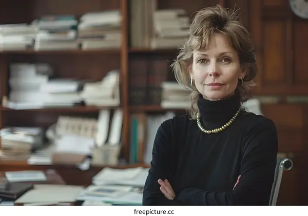 Portrait of a Confident Woman in her Office