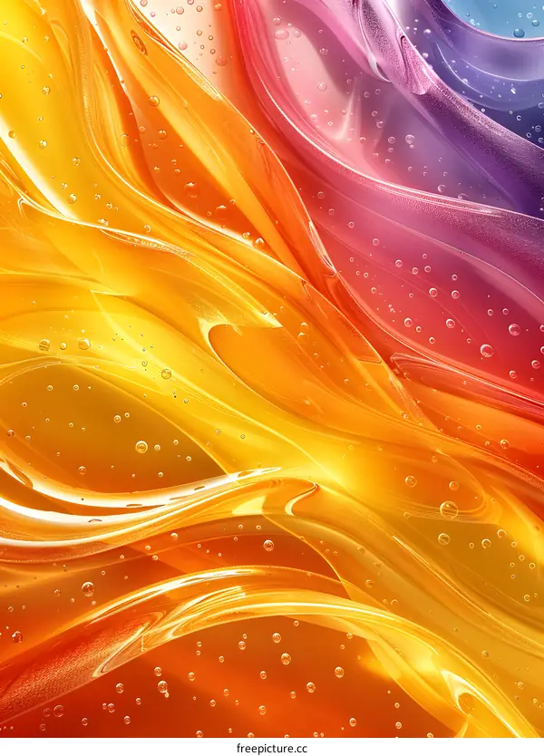 Colorful abstract painting