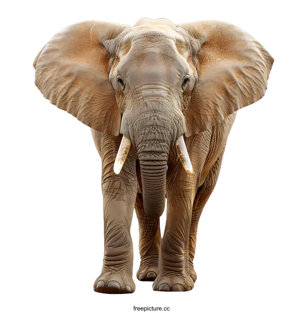 [Transparent Background PNG]Elephant Isolated On White Background