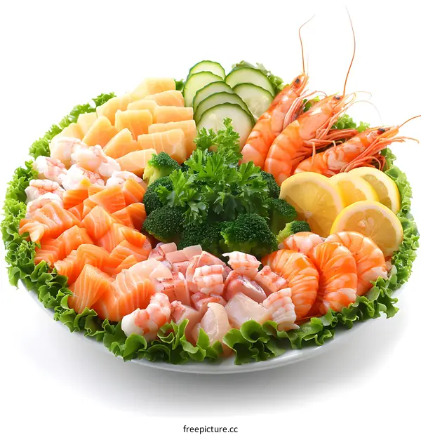 Fresh seafood platter