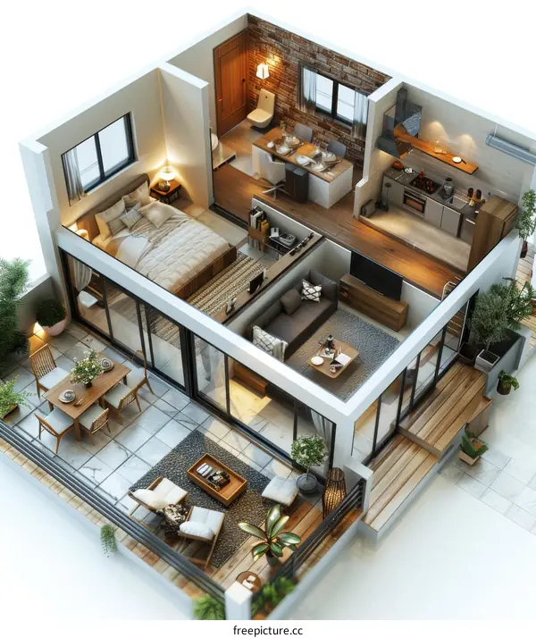 Interior design renderings