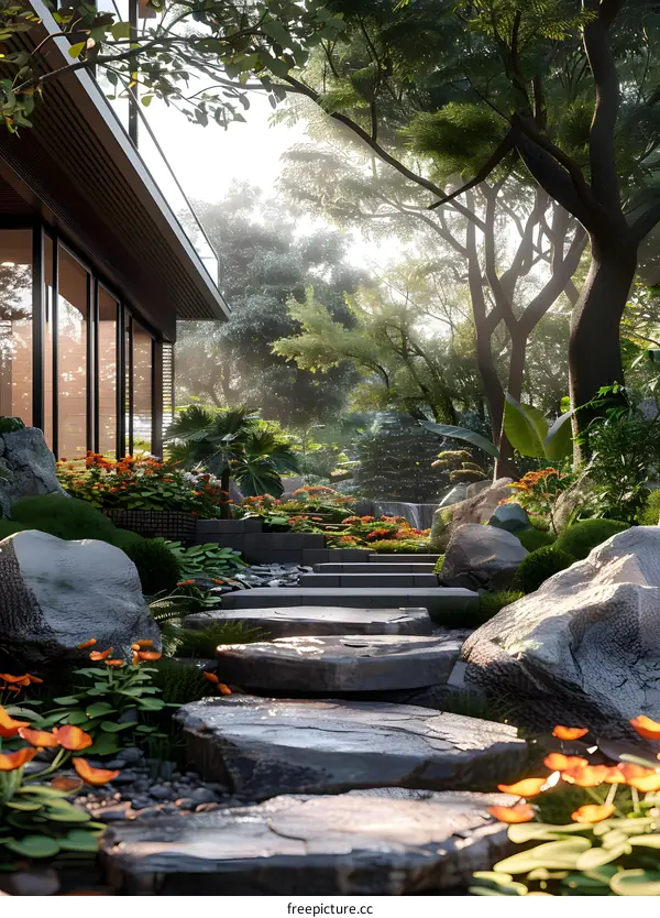 The path to a beautiful home