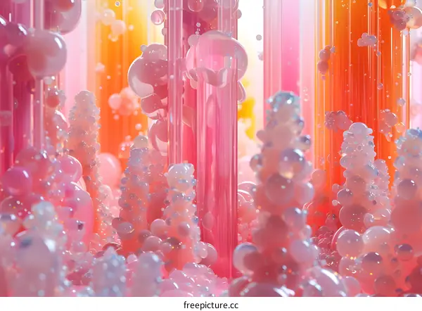 Colorful Coral Reef with Marine Life