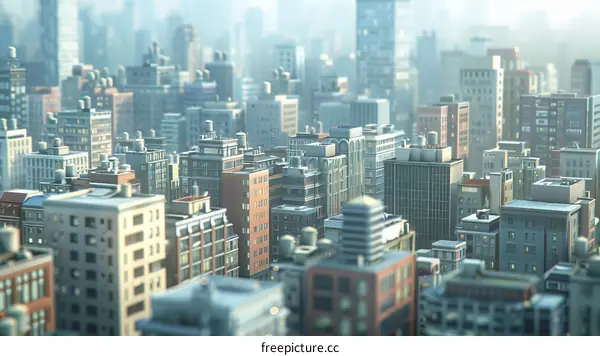 Modern City Skyline Illustration