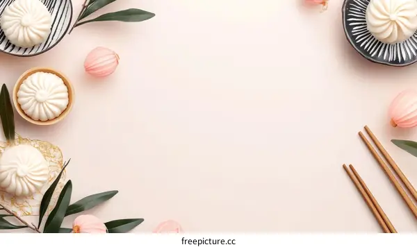 Elegant Asian Food Photography Layout