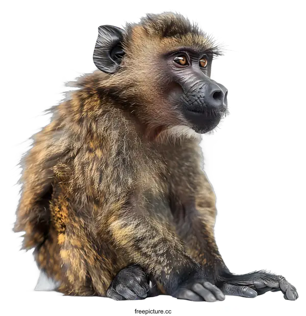 [Transparent Background PNG]Vervet monkey