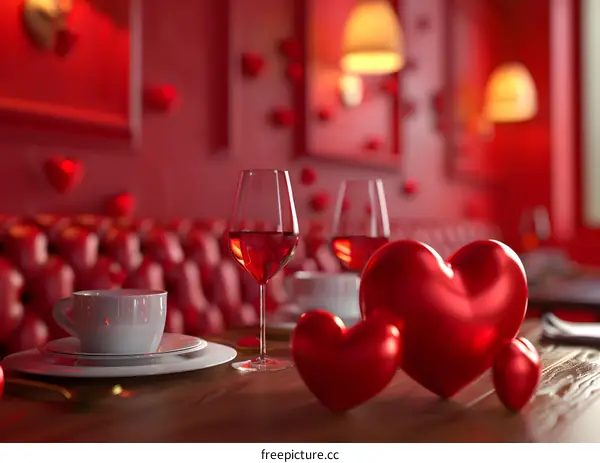 A romantic restaurant