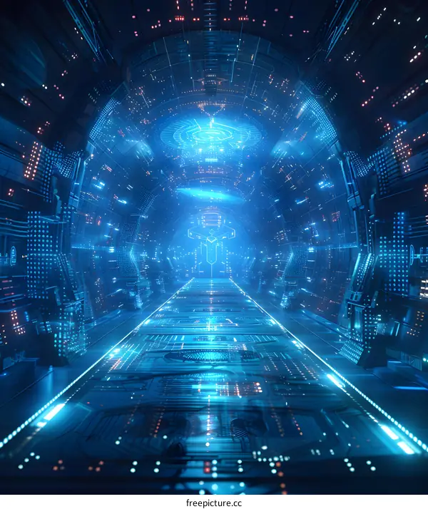 Futuristic Sci-Fi Tunnel