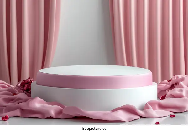 Pink Romantic Display Stand for Products