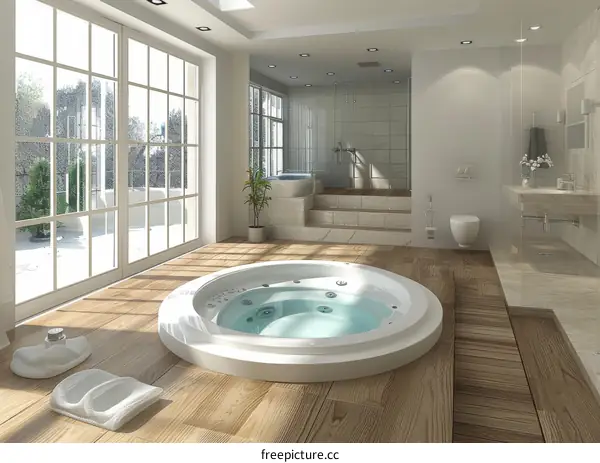 Modern Spa Bath Interior Design
