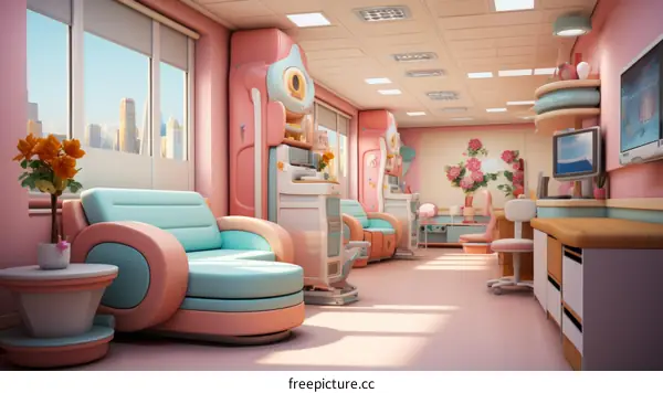 Pediatric Hospital Room