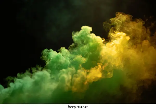 Abstract Colorful Smoke Design