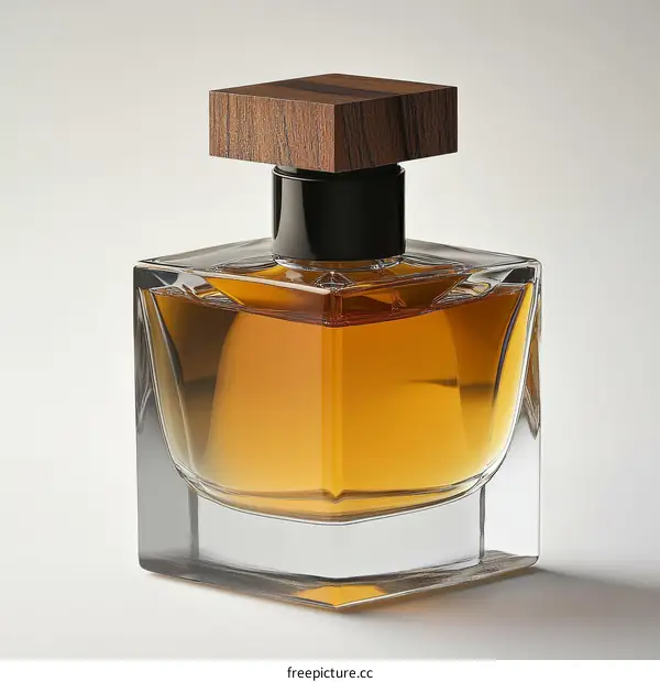 Luxury Amber Perfume Bottle Design