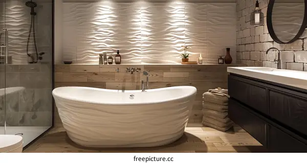 Modern Luxurious Elegant Bathroom Design