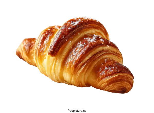 [Transparent Background PNG]Close-up Delicious Fresh Croissant