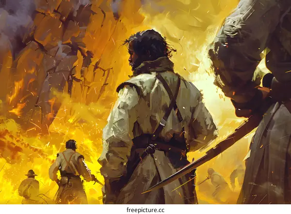 The Fire Fight During Battle