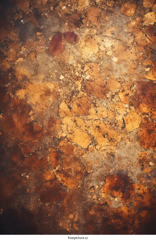 Close-up image of a cracked and weathered stone surface