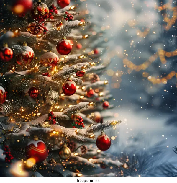 Christmas Tree with Decorations