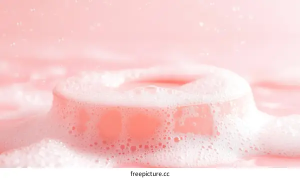 Pink Soap Bubbles Close-up Photography