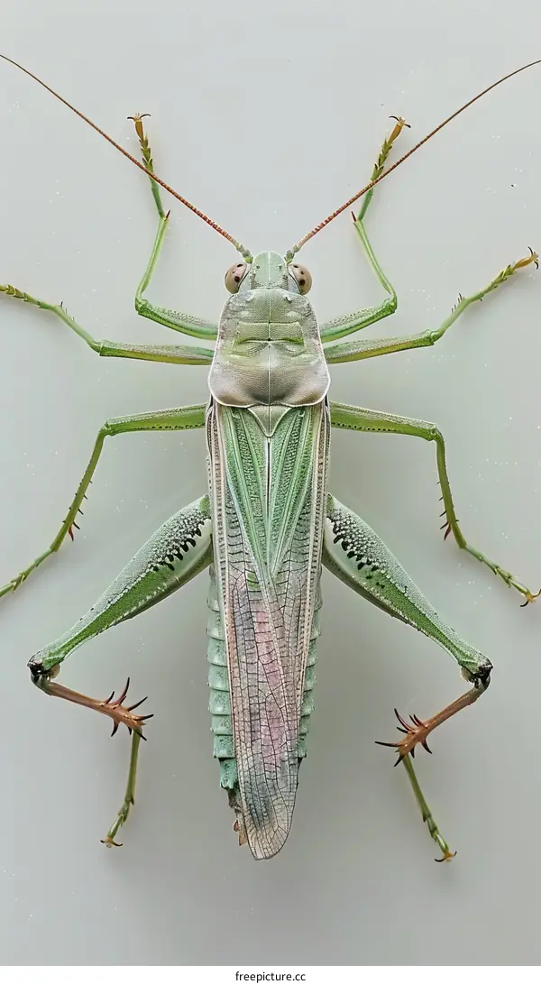 Green Katydid Macro Photography