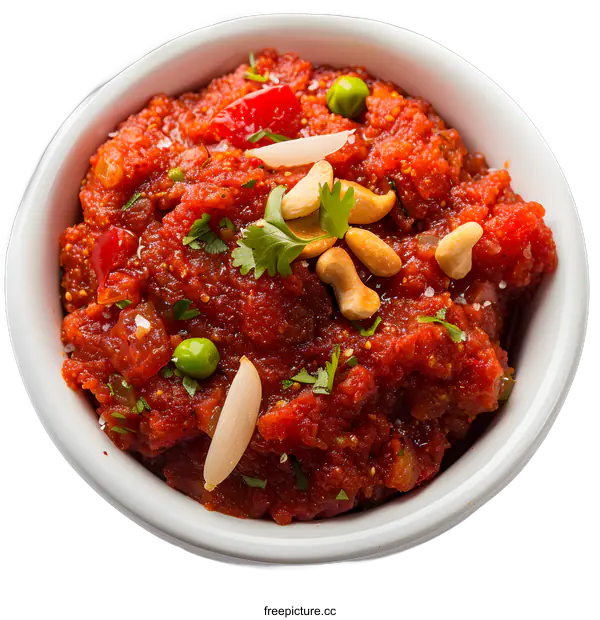 [Transparent Background PNG]Punjabi style tomato pickle