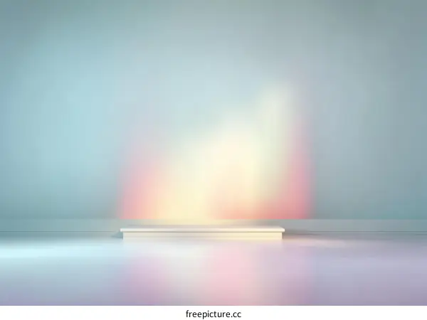 Pastel Minimalist Product Display Stand