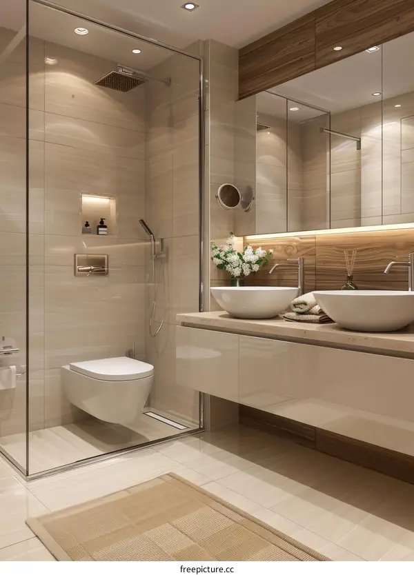 Chic and Modern Bathroom