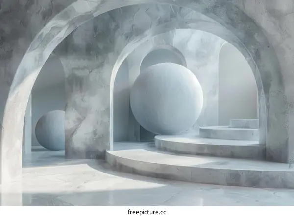 Abstract Modern Architecture Interior Design