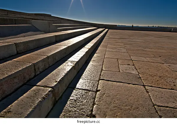 Stone Steps Leading to the Horizon