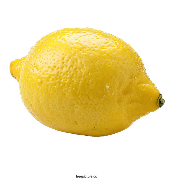 [Transparent Background PNG]A lemon against a white background