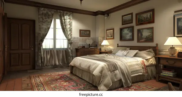 Elegant Classic Bedroom Interior Design